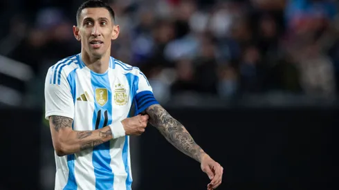 Di Maria em ação pelos amistosos da Seleção da Argentina