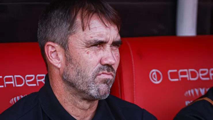 Internacional, de Eduardo Coudet, começa temporada na Copa Sul-Americana. Maxi Franzoi/AGIF.