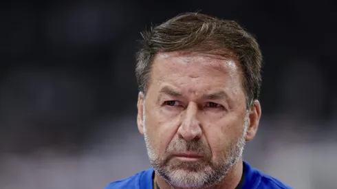Augusto Melo, na Neo Química Arena. Presidente corinthiano coloca ponto final sobre contratação do equatoriano.