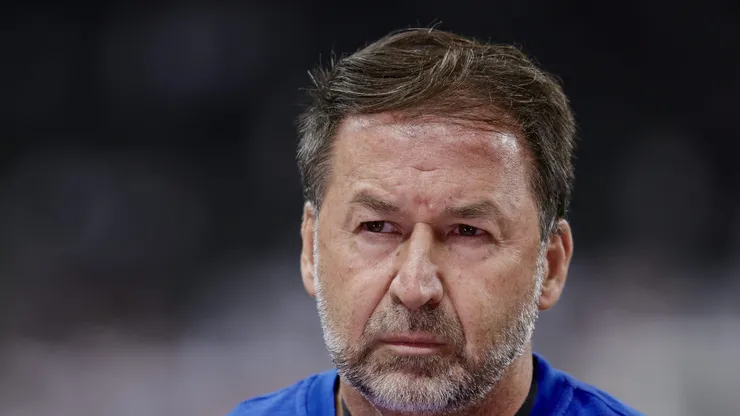 Augusto Melo, na Neo Química Arena. Presidente corinthiano coloca ponto final sobre contratação do equatoriano.