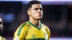 Riquelme no Morumbis, em partida entre São Paulo e Cuiabá, no Campeonato Brasileiro de 2023, no dia 26/11.