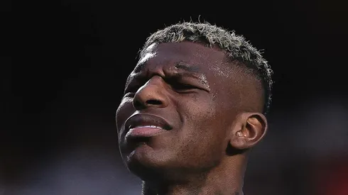 Arboleda, durante partida contra o Botafogo em 2023. Defensor tem futuro indefinido