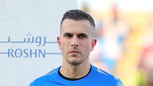 Marcelo Grohe nos tempos em que defendia o Al-Ittahad, da Arábia Saudita. Foto: Getty Images/Getty Images.