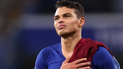 Thiago Silva, zagueiro do Chelsea, comentou foto de jogadores do São Paulo