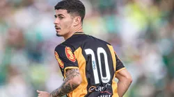 Rômulo, jogador do Palmeiras quando atuava pelo Novorizontino. O Verdão trabalha para ele estar presente na estreia da Libertadores.