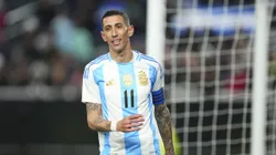 Di Maria em amistoso entre Argentina Vs El Salvador (Foto: Mitchell Leff/Getty Images)