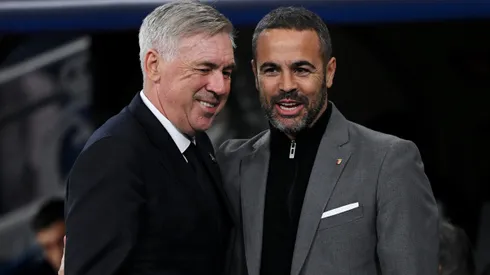 Artur Jorge (à direita) comanda o Braga e disputou a Champions League, onde enfrentou o Real de Ancelotti