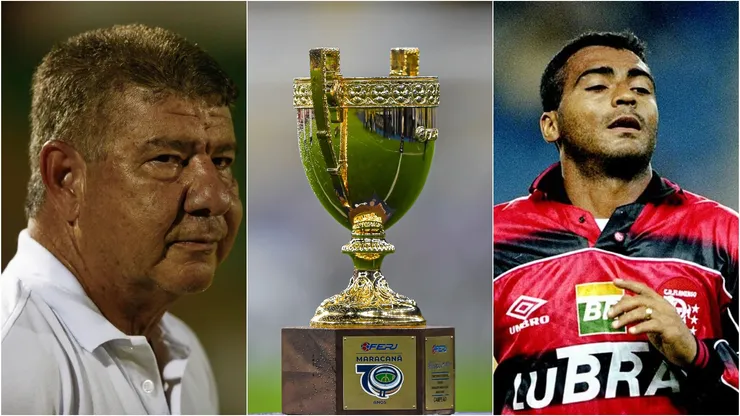 Recordistas do Campeonato Carioca. Foto: Paulo Campos/AGIF;Ben Radford /Allsport/Getty Images