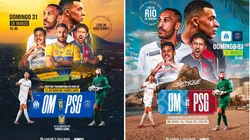 Arte dos eventos divulgados pela Ligue 1 Uber Eats. Foto: Divulgação / Ligue 1