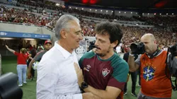Tite e Fernando Diniz em partida valida pelo Campeonato Brasileiro. (foto: Wagner Meier/Getty Images)