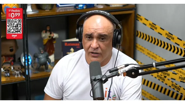 Ex-goleiro Marcos comenta sobre Gabigol e não aprova vinda ao Palmeiras - Foto: Reprodução/Youtube/Podpah