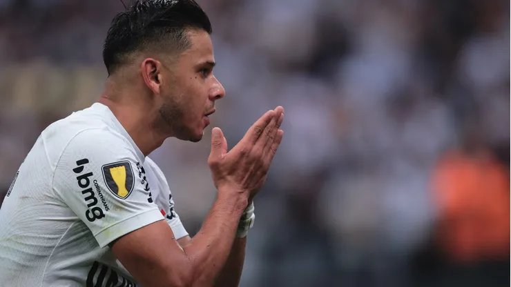 Ángel Romero, jogador do Corinthias e atual artilheiro da temporada do time.