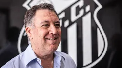 Marcelo Teixeira, presidente do Santos, fala sobre mando de campo na final do Paulistão - Foto: Divulgação/SFC