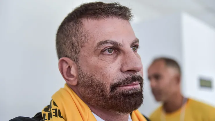 O atual presidente do Vasco participou da primeira coletiva de imprensa