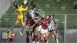 Partida entre Flamengo e Atlético-MG - Foto:Cristiane Mattos/Staff Images Woman/CBF