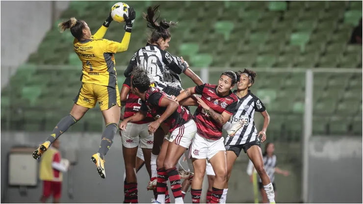 Partida entre Flamengo e Atlético-MG - Foto:Cristiane Mattos/Staff Images Woman/CBF