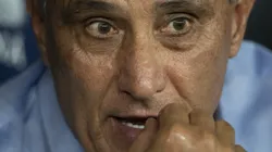 Tite, treinador do Flamengo. Flamengo tem retorno de jogadores que foram convocados na Data Fifa.