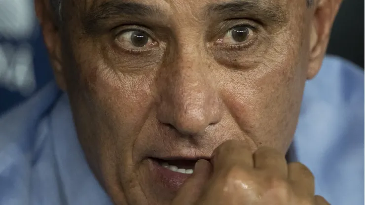 Tite, treinador do Flamengo. Flamengo tem retorno de jogadores que foram convocados na Data Fifa.