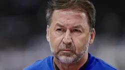 Augusto Melo, presidente do Corinthians em partida contra a Ponte Preta, pelo Campeonato Paulista, no dia 25/02/2024.