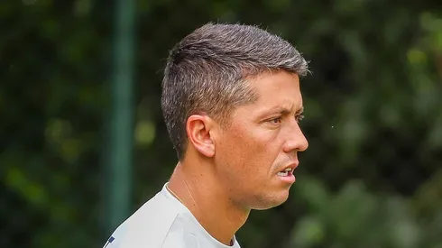 Carpini durante atividade realizada esta semana no CT da Barra Funda. Foto: Divulgação / Flickr Oficial do SPFC.