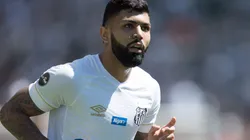 Gabigol, quando ainda atuava pelo Santos. Atualmente, ele é jogador do Flamengo.