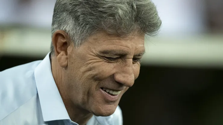 Renato Portaluppi no Maracanã, em partida entre Fluminense e Grêmio, pelo Campeonato Brasileiro de 2023, no dia 06/12.