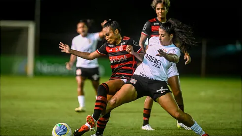 Corinthians venceu o Flamengo por 3 a 2. Fotos: Divulgação/Staff Images/CBF.