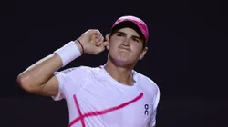 RJ - RIO DE JANEIRO - 23/02/2024 - RIO OPEN 2024 - O tenista brasileiro Joao Fonseca durante partida contra o tenista argentino Mariano Navone na Quadra Guga Kuerten no Jockey Club Brasileiro, pelo Rio Open 2024 ATP 500, etapa do circuito mundial de Tenis. (Foto: Marcello Zambrana/AGIF)