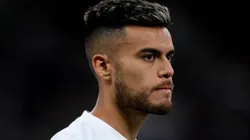 Fausto Vera defendendo o Corinthians em partida durante o Campeonato Brasileiro de 2023. Foto: Rodrigo Coca/Ag.Corinthians