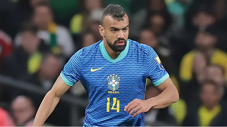 Fabrício Bruno em amistoso pela Seleção Brasileira contra a Inglaterra, em Wembley, dia 23/03/2024. Foto: Rafael Ribeiro/CBF