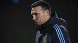 Scaloni em partida entre El Salvador vs Argentina (Foto: Ira L. Black/Getty Images)