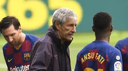 Treinador espanhol Quique Setién entra na mira do Botafogo. (Photo by Octavio Passos/Getty Images)