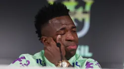 Vinícius Júnior recebeu mensagens dos torcedores do Flamengo Foto: Rafael Ribeiro/CBF.