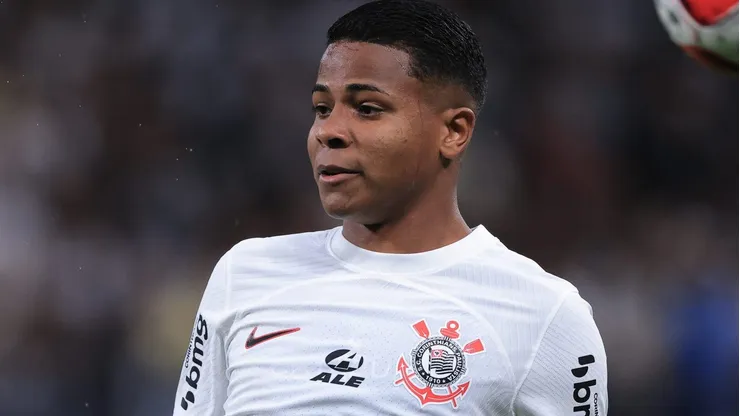 Wesley na Neo Química Arena, em partida entre Corinthians e Guarani, pelo Campeonato Paulista, no dia 21/01/2024.