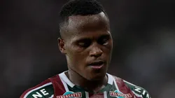 Jhon Arias no Maracanã em partida do Fluminense contra o Flamengo, pela semifinal do Campeonato Carioca, dia 09/03/2024.