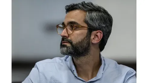 Foto: Gustavo Aleixo/Cruzeiro – Gabriel Lima se reuniu com patrocinador do Cruzeiro em Wembley