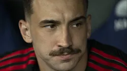 Leo Ortiz, antes da partida contra o Fluminense. Zagueiro acabou de chegar ao Mengão