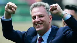 Rodolfo Landim, comemorando título do Flamengo na Libertadores 2019