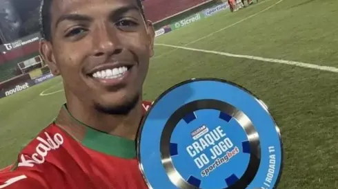 Maceió, atacante da Portuguesa, está na mira do São Paulo e mais dois podem ir juntos - Foto: Twitter oficial da Portuguesa