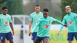 Vinicius Jr e companhia em treino da Seleção. Foto: Rafael Ribeiro/CBF