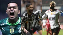 Jogadores têm os salários mais altos do Brasileirão Série A. Marcello Zambrana/AGIF, Alessandra Torres/AGIF e PhotoSport/AGIF.