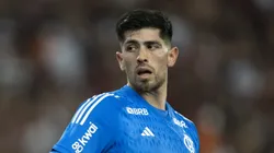 Rossi durante a partida que o tornou o goleiro com mais minutos seguidos sem ser vazado. Foto: Jorge Rodrigues/AGIF