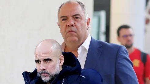 Marcos Braz vence disputa com Guardiola no Flamengo Fotos: Gilvan de Souza/ Alex Livesey/Getty Images