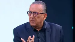 Galvão Bueno, narrador e apresentador, durante programa no SporTV - Foto: Reprodução/Globo