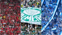 Torcida do Internacional, Palmeiras e Grêmio. Foto: Maxi Franzoi/Marcello Zambrana/AGIF