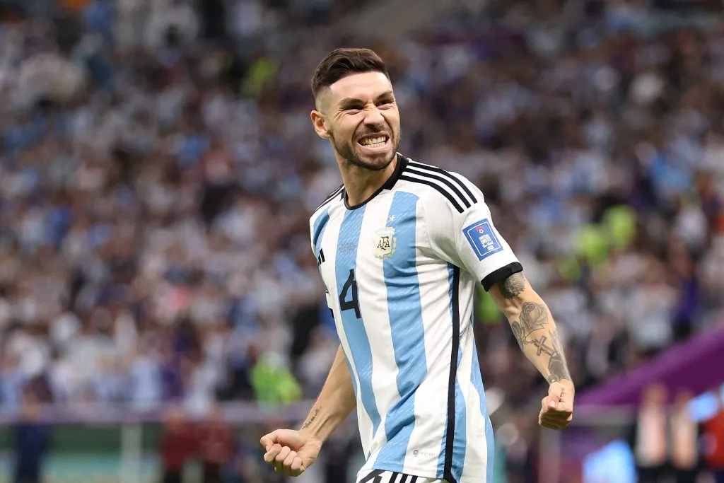 Montiel com a camisa da Argentina na Copa do Mundo. (Foto: Julian Finney/Getty Images)