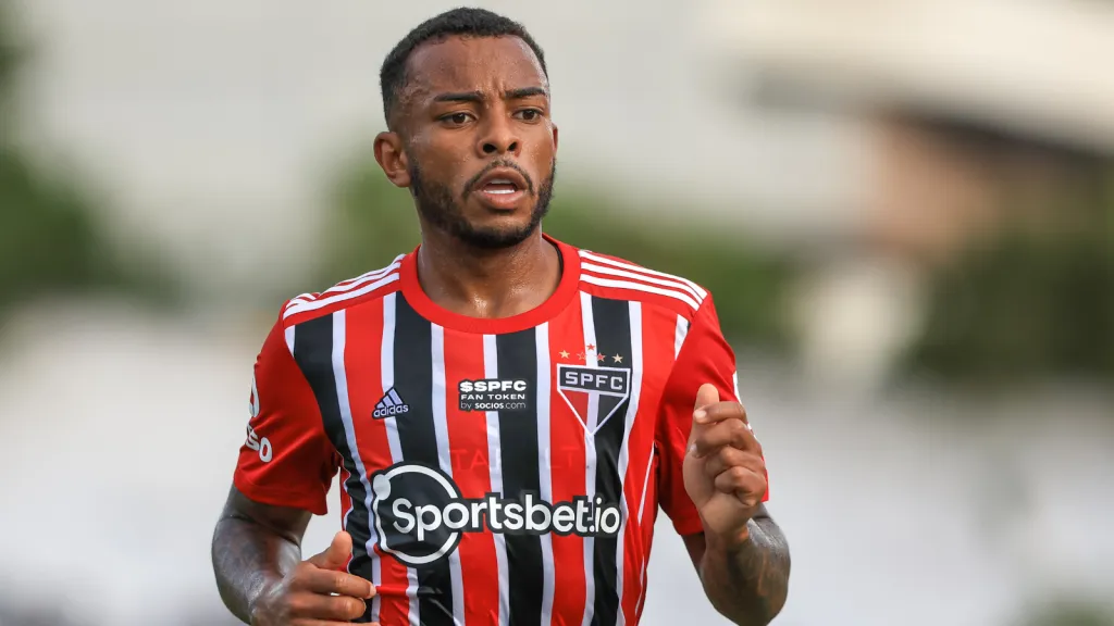 Welington, do São Paulo, durante partida contra o Santo André, pelo Paulistão 2023 - Foto: Marcello Zambrana/AGIF