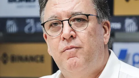 Marcelo Teixeira, presidente do Santos, pode tirar reforço do Corinthians