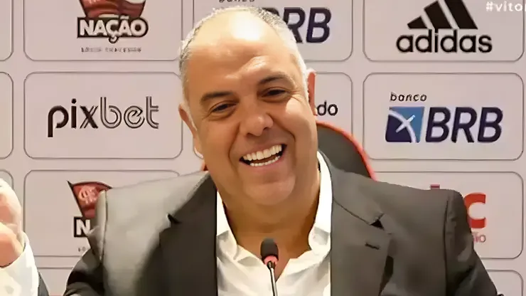 Marcos Braz está fechando mais um acordo no Flamengo Foto: Reprodução/FlaTV