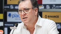 Marcelo Teixeira precisa resolver problemas no Santos antes da Série B. Foto: Reinaldo Campos/AGIF